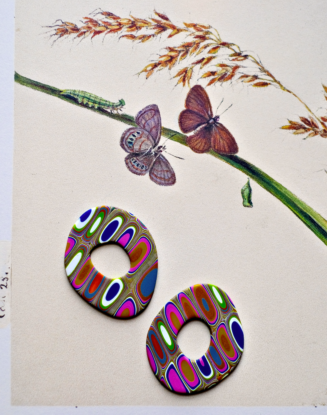 Abstract Circle Earrings
